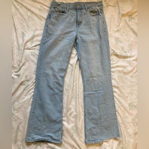 American eagle high rise flare jeans